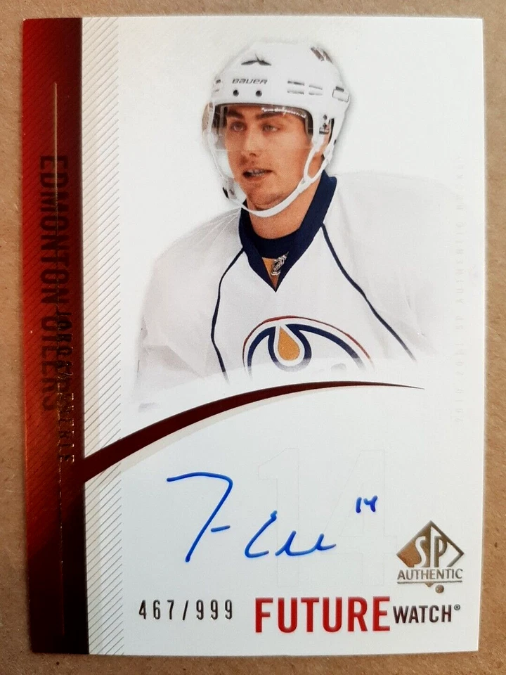 JEFF SKINNER FUTURE WATCH 2010-11 SP AUTHENTIC 586/999 ROOKIE AUTOGRAPH SP #295 - Image 3 of 4