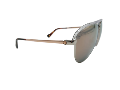 Lunettes de soleil aviateur femme Louis Vuitton Jet Set argent U