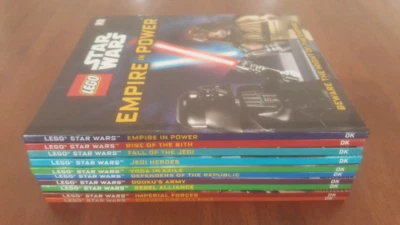 Star Wars Dk Lego 10 Hardcover Board Book Set Childrens Books