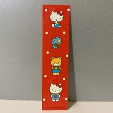 Vintage Sanrio 1984 Hello Kitty Friends Stickers Small Strip