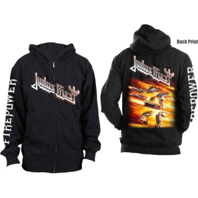 Judas Priest Firepower Sweatshirt Black New