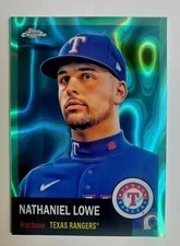 2022 Topps Chrome Platinum Anniversary NATHANIEL LOWE AQUA LAVA REFRACTOR /299