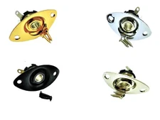 Electric Guitar Jack Plate Input Output Jackplate Oval For Telecaster Les Paul