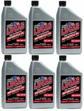 Lucas Oil 10700 SAE 20W-50 High Performance Motorcycle Oil V Twin (6 Quarts)