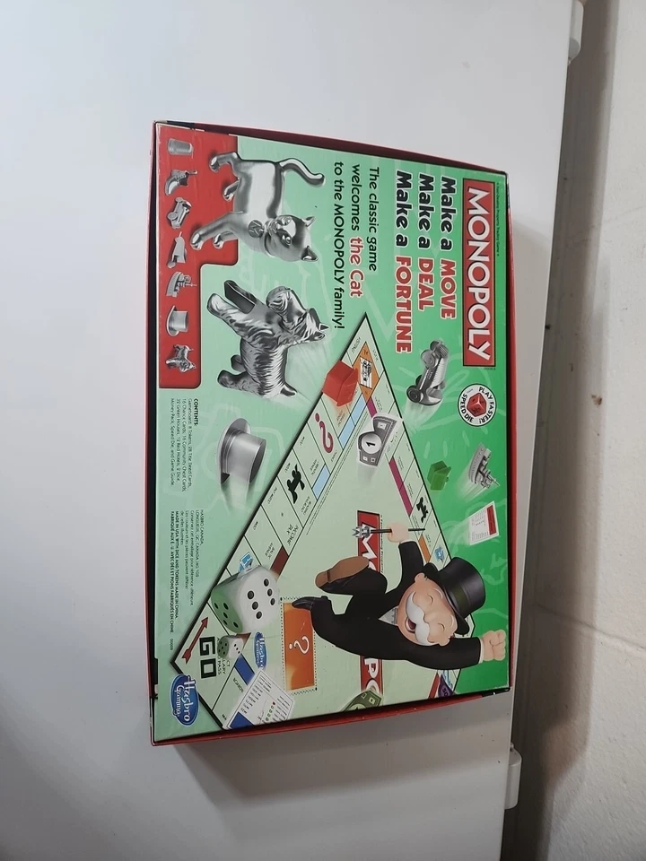 MONOPOLY Board Game Classic With The Cat Token HASBRO Ages 8+ Players 2-6  - Image 2 of 4