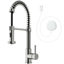 VIGO Edison Single-Handle Pull-Down Sprayer Kitchen Faucet with FloodSense Techn
