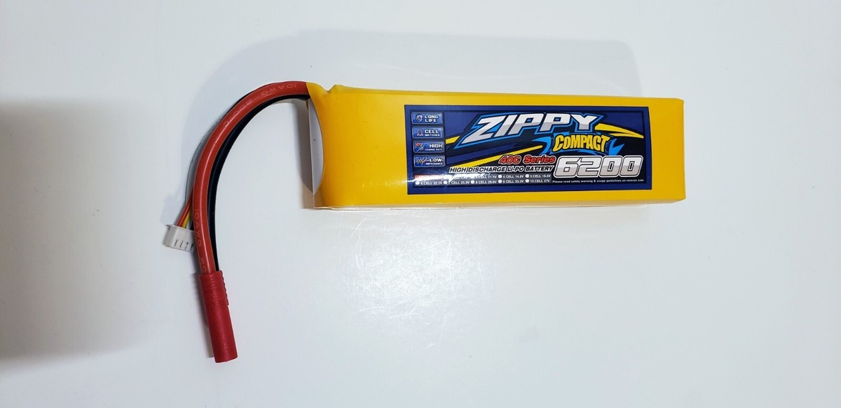 Brand New ZIPPY Compact 6200mAh 3s 40c Lipo Pack - High