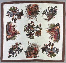 Authentic Vintage "Birds" Scarf