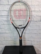 Wilson Radius Graphite Soft Shock Power Control Tennis Racquet 4 5/8 Used