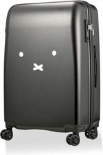 Miffy face design Valigia baule borsa da trasporto nero L 81L H72xL47xP29 GIA...