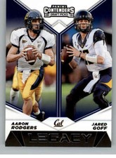 2019 Panini Contenders Draft Tickets Legacy #7 A Rodgers/J Goff Cal Golden Bears