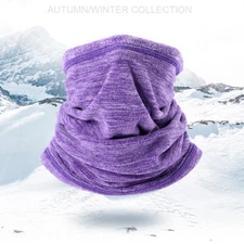 Winter Fleece Scarf Neck Warmer Gaiter Windproof Ski Face Mask Warm Ski Mask
