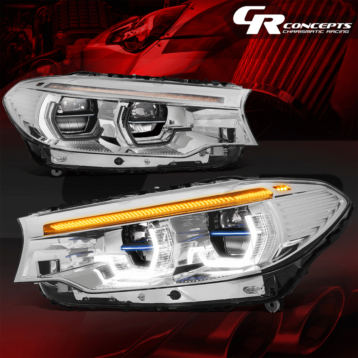 Headlamp and Fog Lamp Kit | BMW 5 Series 530e HYBRID 2017 Headlamp and Fog Lamp Kit | BMW 5 Series 530e HYBRID 2017
