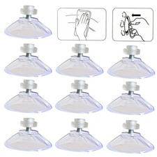 32/41/53mm Clear Nut Thumb Screw Suction Cups Rubber PVC Suction Cups Suckers