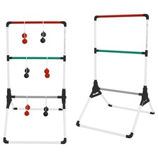 Portable Ladder Toss Game Set Foldable PVC with Bolas Carry Bag Indoor Outdoor