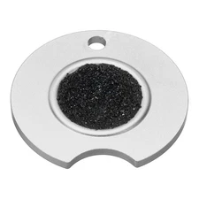 Aluminum Alloy Pool Cue Tip Shaper Billiard Accessories, Silver Tone