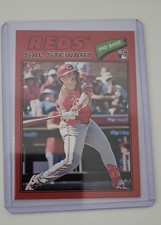 2026 Topps Heritage - Sal Stewart #221 Red Border (RC)