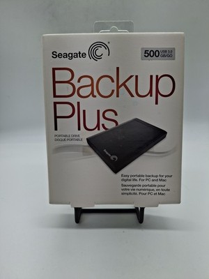 Seagate Backup Plus Portable Hard Drive 500GB For PC And Mac  SRD0SP0/SRD0SP1