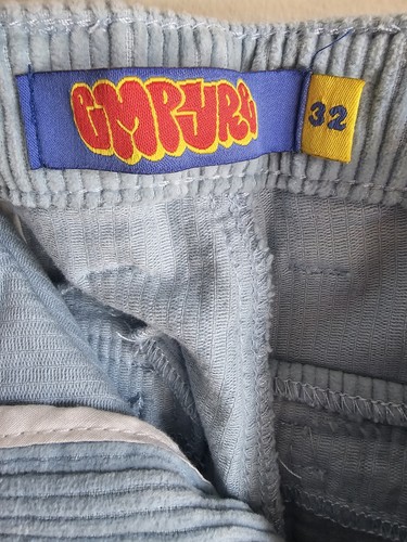 Empyre Men's Light Blue Corduroy Cargo Pants 32x30 100% Cotton NEW MSRP $55 - Picture 5 of 6