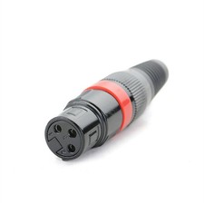 XLR 3Pin Female Microphones Connectors for Standard Sound Sockets