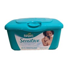 Pampers EMPTY Baby Wipes Full-Size Pop-Up Refillable Dispenser Container