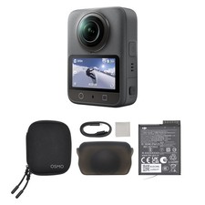 DJI Osmo 360 Camera Waterproof 8K Video 105GB Storage 120MP Black Standard Combo