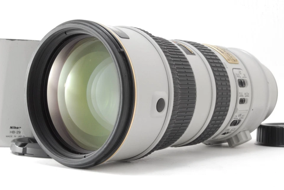 【NEAR MINT】NIKON AF-S VR NIKKOR ED 70-200mm f/2.8G SWM IF LIGHT GREY From Japan - Image 2 of 4