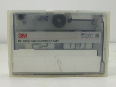 3M DC615A 15MB SLR 5.25'' QIC Data Cartridge Tape - USED