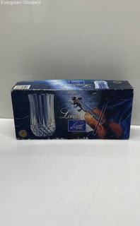 Lot of 4 Long Champ Crystal Glasses