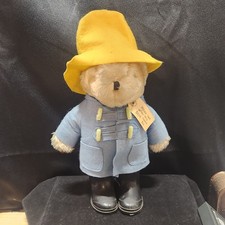 Vintage 1975 Paddington Bear Plush Eden Toys - Original Hat, Coat, Boots Tag