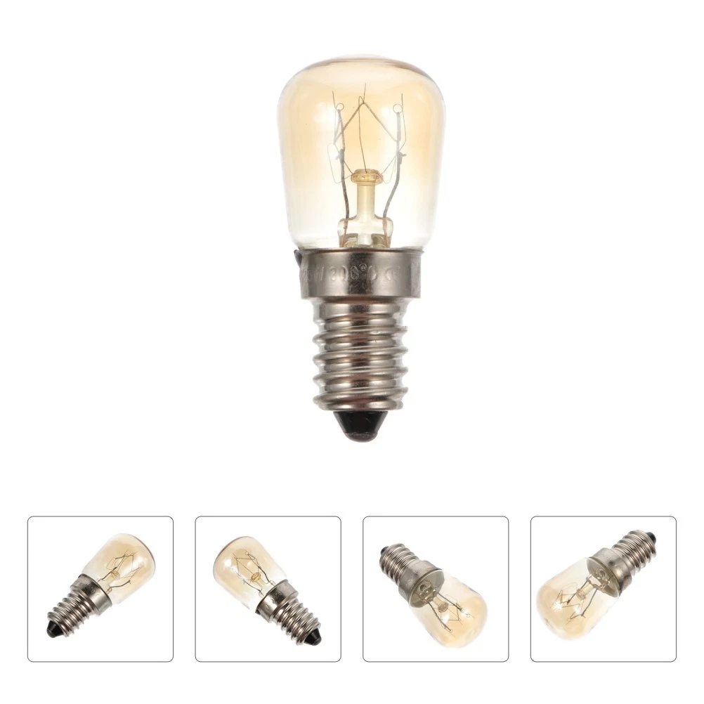 3 Pcs Halogen Oven Lamp Appliance Light Bulb E14 25 W Heat Resistant