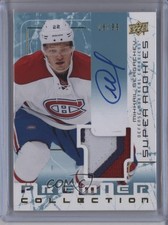 2016-17 Premier 2003-04 Tribute Rookie 18/99 Mikhail Sergachev Patch Auto 2a8