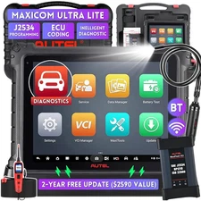2025 Autel MaxiCom ULTRA Lite Programming Coding Topology MS909 MK908 Elite 2