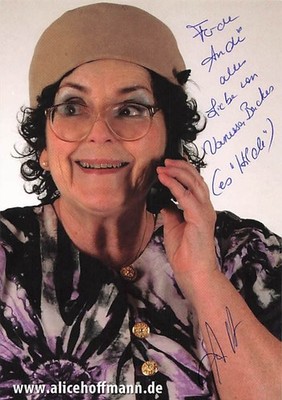 Alice Hoffmann UH Movie TV Autograph Card For Andi Andreas Orig Signed 9176 H