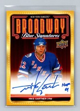 2025-26 Ny Rangers Centennial Bbs-mg Mike Gartner Broadway Blue Signatures 35 2025-26 Ny Rangers Centennial Bbs-mg Mike Gartner Broadway Blue Signatures 35