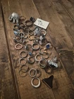 Huge Bulk Ring Lot Vtg. to Mod. Costume Jewelry Estate Sale 40+ All SZ UNTESTED