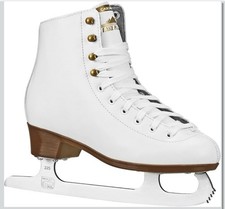 Lake Placid Cascade Women's Figure Ice Skates White Size 6