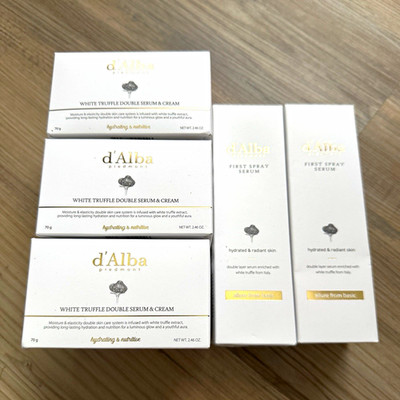 d'Alba White Truffle Hydrating Serum & Cream Set + First Spray Serum 100ml