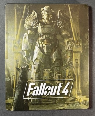 Fallout 4 Collector's STEELBOOK Case + Bonus Post Cards [ G2 Size NO Game ] OPEN