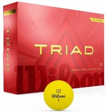 Wilson Staff Triad Golf Balls Yellow, 24pk 2dz 2025 NEW