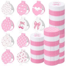 Pcs Bow Party Favors Coquette Compact Mirrors Bachelorette Birthday 100 Pink