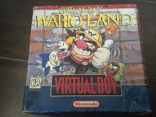 Wario Land Virtual Boy (Nintendo 1995)  CiB Tested Works With Box and Manual