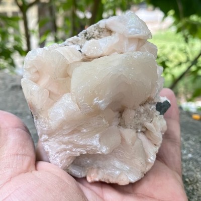 Stilbite Apophyllite Rohmineral Cluster 370g Natur Zeolith Kristall Indien