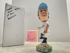 Charlie Hough Miami Marlins MLB 2003 SGA Bobblehead NIB Marlins 1st Pitch