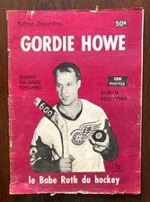 1964 GORDIE HOWE SOUVENIR ALBUM HOCKEY NHL 120 PHOTOS DETROIT RED WINGS