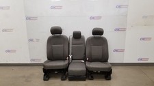 18 Ford F150 Xlt Ext Cab Front Seat Set With Flip Up Center Console Gray