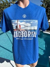 NEW Victoria British Columbia Canada Royal Caribbean T Shirt Mens L Large Tall