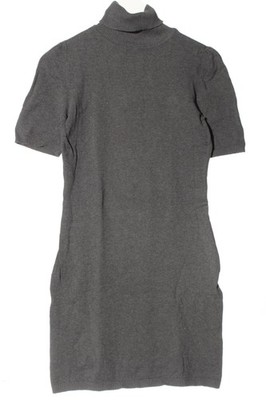 LAURA SCOTT Strickkleid Damen Kleid Gr. DE 36 hellgrau Casual-Look