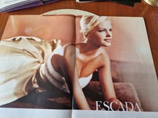 Escada Original 1999 Magazine Advert -double Page - Kylie Bax