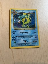Pokemon Card Gyarados 006/102 Base Set (Shadowless) Holo